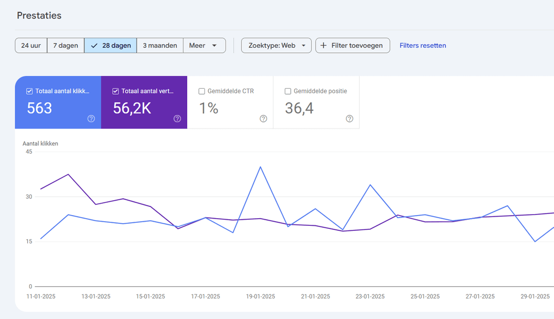SEO Resultaten